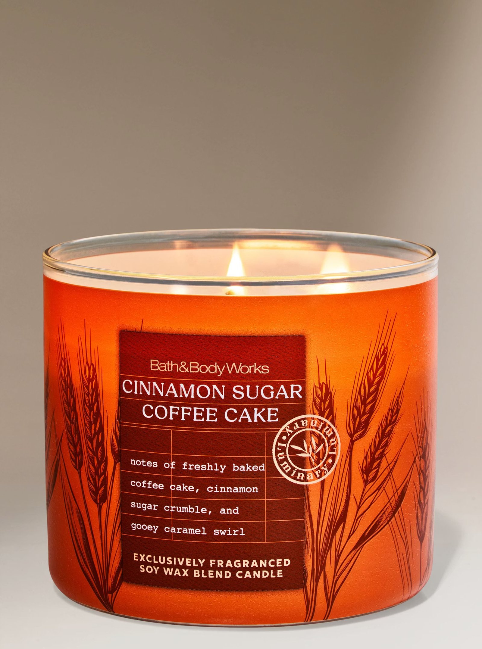 Cinnamon Sugar Coffee Cake 3-Wick Candle