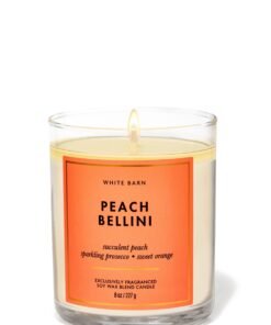 Peach Bellini Single Wick Candle