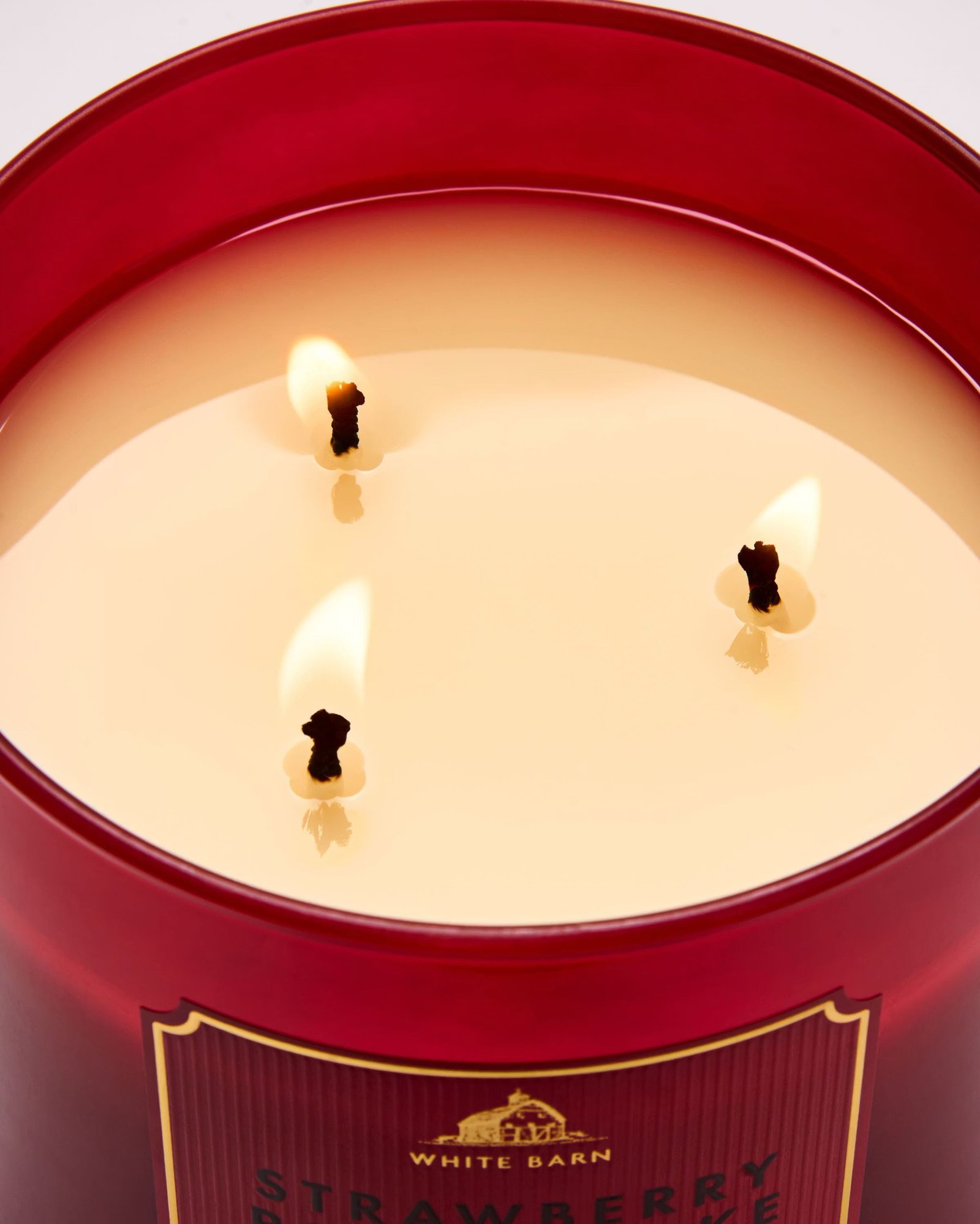 Strawberry Pound Cake 3-Wick Candle - Image 5