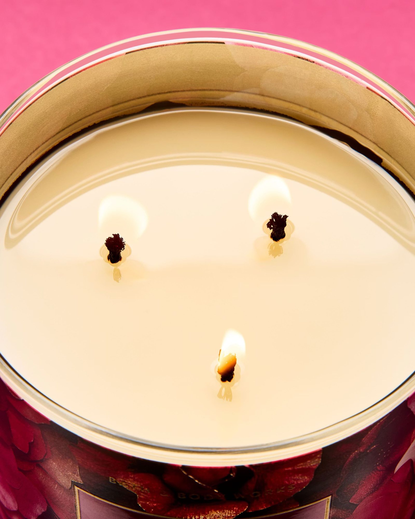 Covered In Roses 3-Wick Candle - Image 5
