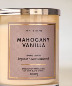 Alternative view of Mahogany Vanilla Single Wick Candle