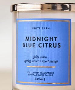 Alternative view of Midnight Blue Citrus Single Wick Candle