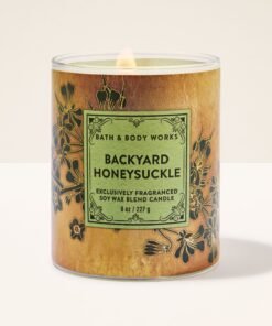 Backyard Honeysuckle Single Wick Candle