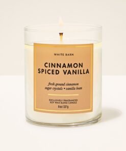 Cinnamon Spiced Vanilla Single Wick Candle