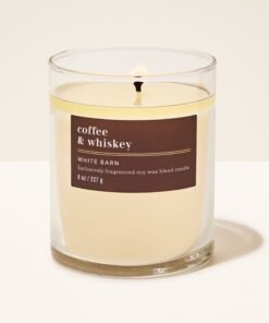 Coffee & Whiskey Single Wick Candle